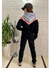 Теплый детский спортивный костюм для девочки