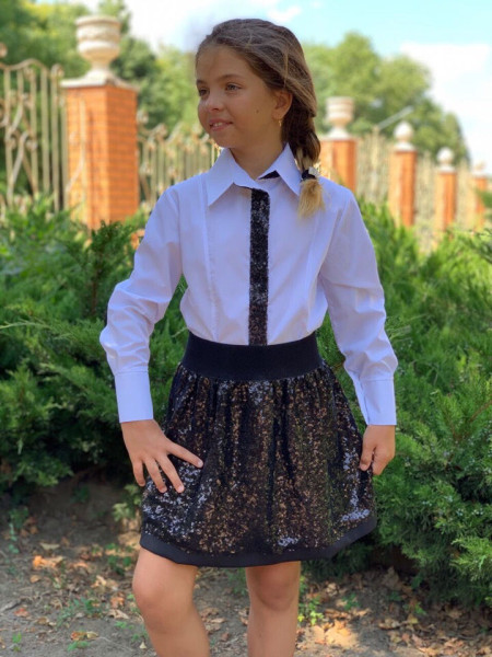 Дитяча блузка з довгим рукавом