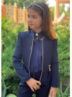 Дитячий піджак на блискавці для дівчинки