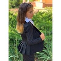 Піджак з баскою для дівчинки