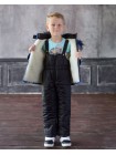 Зимний детский костюм с комбинезоном для мальчика