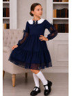 Красивое школьное платье для девочки