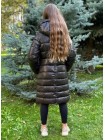 Длинная детская куртка для девочки зимняя