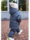 Дитячий зимовий костюм для дівчинки на флісі