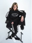 Теплий спортивний костюм з капюшоном для дівчинки