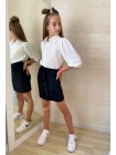 Детская юбка из вельвета