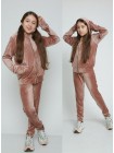 Велюровый спортивный костюм для девочки