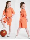 Летний костюм для девочки: шорты и футболка