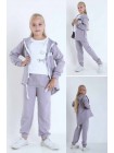 Спортивний костюм з кардиганом для дівчинки