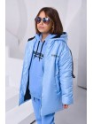Подростковый спортивный костюм на флисе с курткой