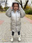 Тепла зимова куртка на дівчинку